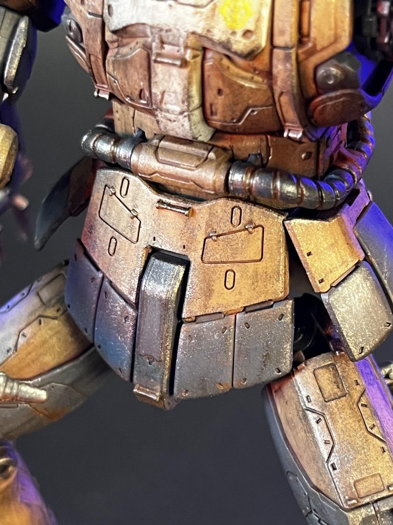 ザクといえば個人的には動力パイプのサビは鉄板ですね😄