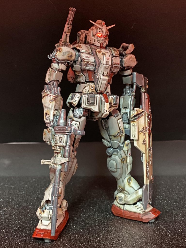 ガンダムEX ウェザリングとダメージ加工のみ–3枚目/制作者：バヤシブル