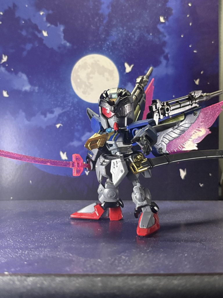 そんな妄想が浮かんでから、どう使おうかずっと悩んでいた、数年前に中古で購入した飛駆鳥をベースに改造しました