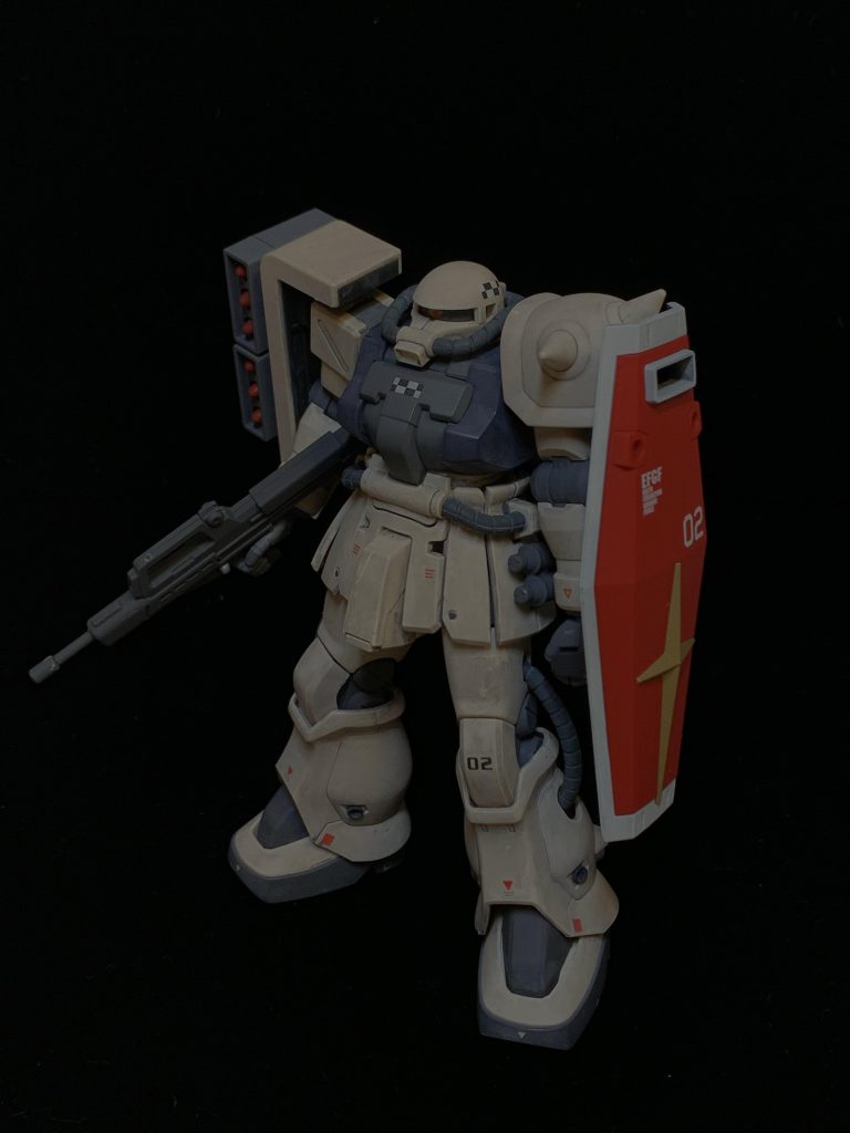 接収機ということでジオン系の武装ではなく、連邦製の武装を基本としました。