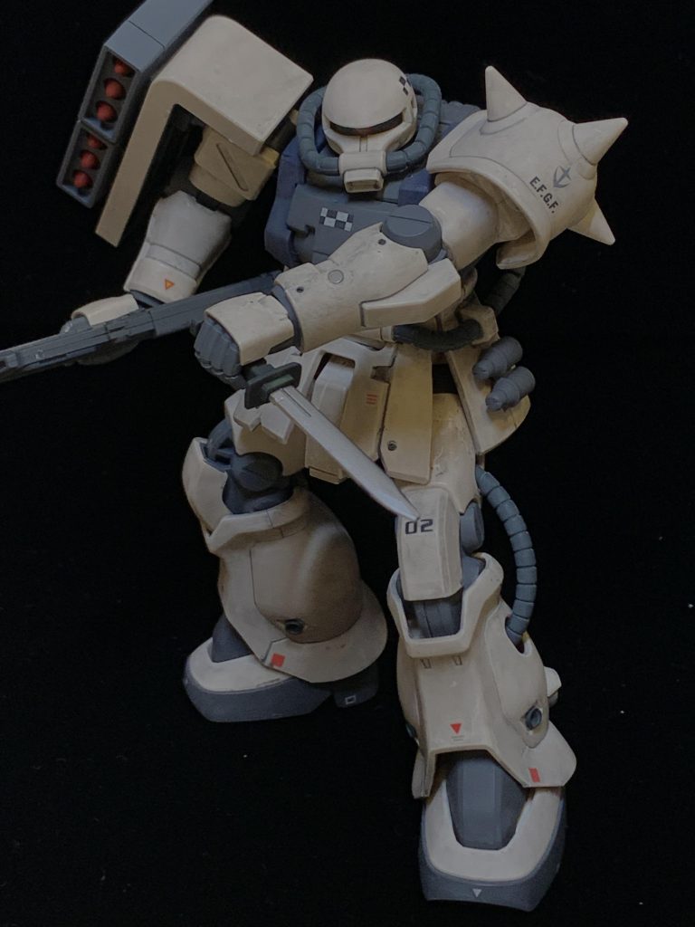 抜刀。ジムスパルタンからの流用です。