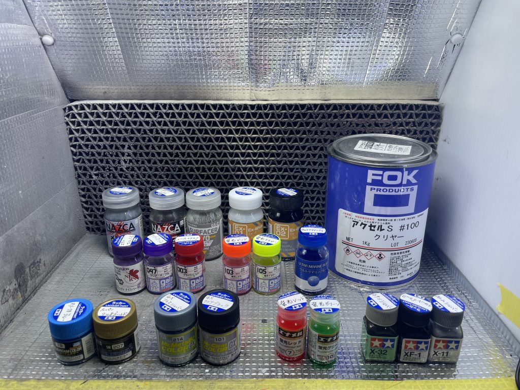 今回使用塗料（個人的備忘録）