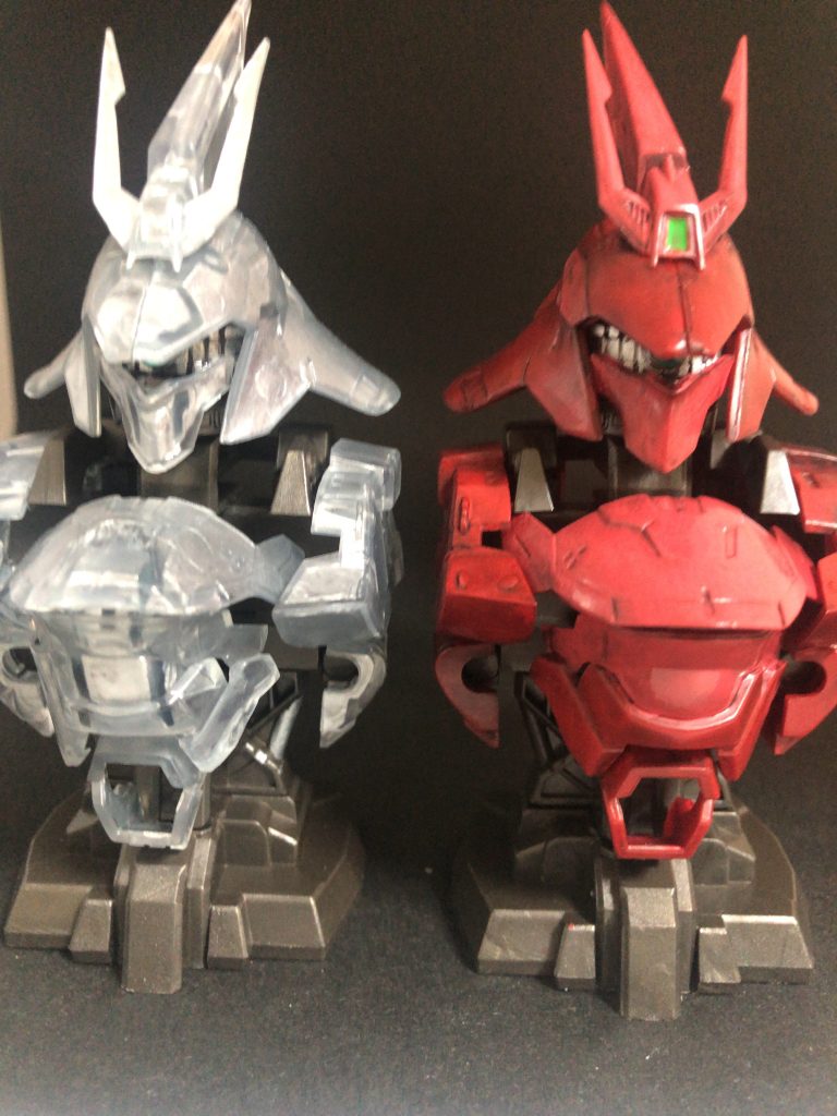 もうひとつクリアカラーが当たったので内側だけスーパークロームシルバー2に塗ってみました。