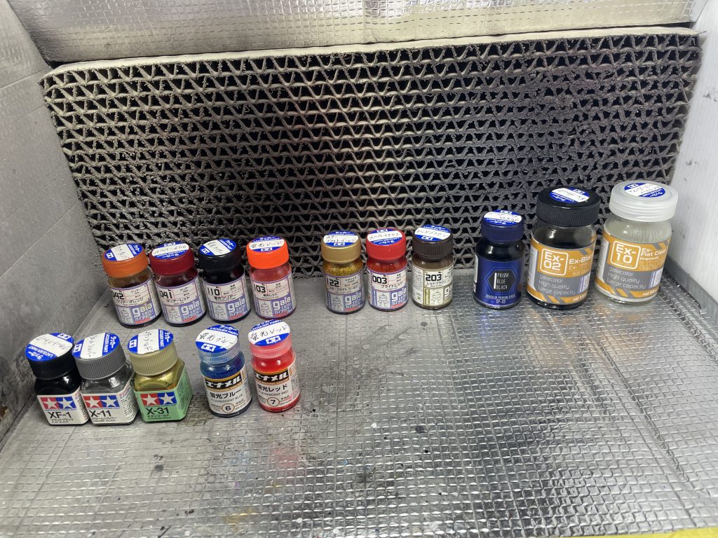 今回使用塗料(個人的備忘録)