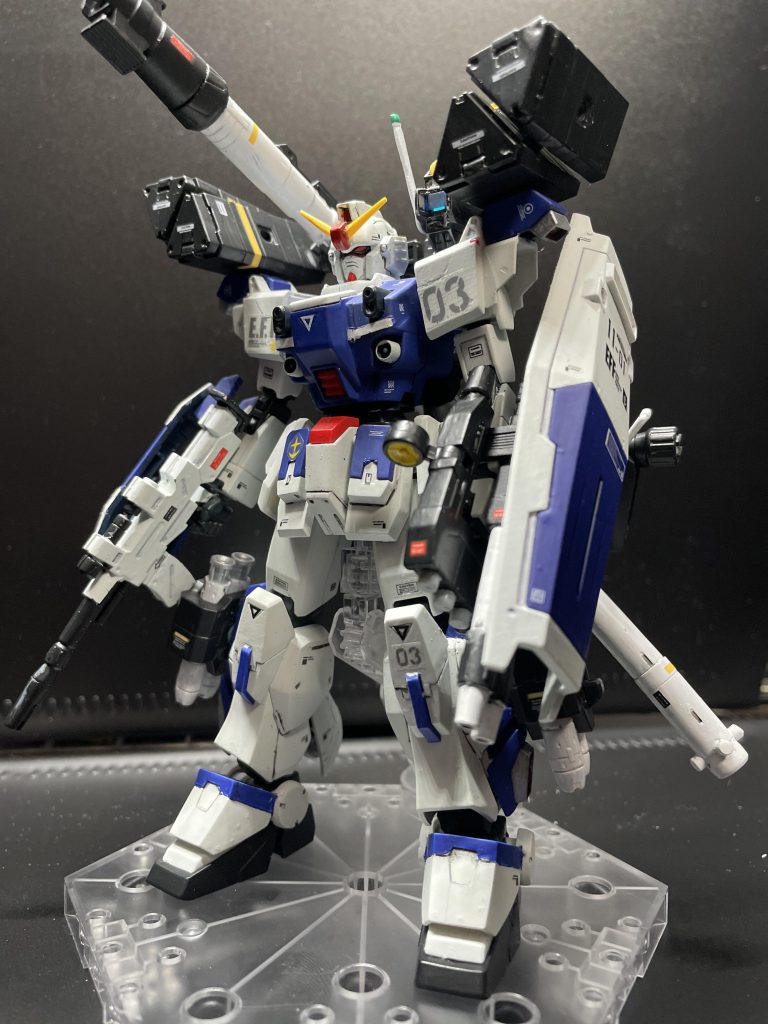 ブルーデスティニー3号機    【フルアームド】–2枚目/制作者:@積み機クズ師