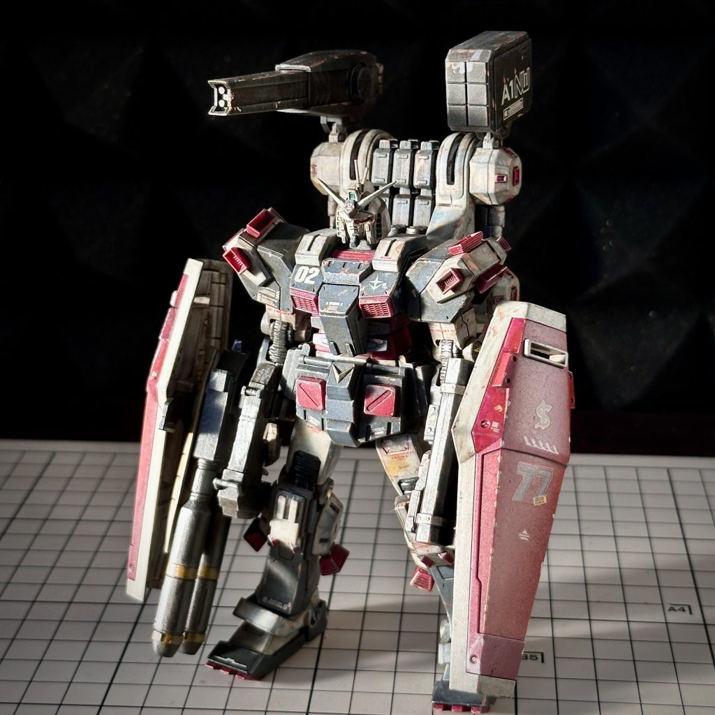 後日ウェザリングと再度チッピングを追加して再撮影