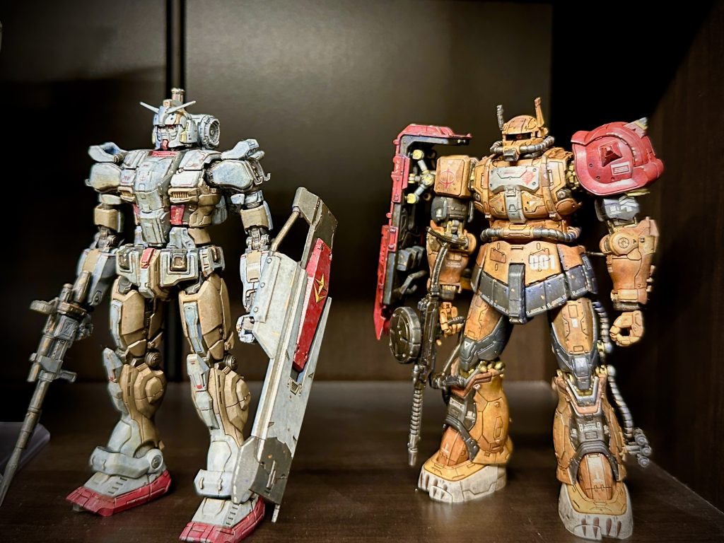 二体揃い踏み、復讐のレクイエムverのグフカスタムかガンダムexとソラリ機のMGを商品化してくれ!してください!笑