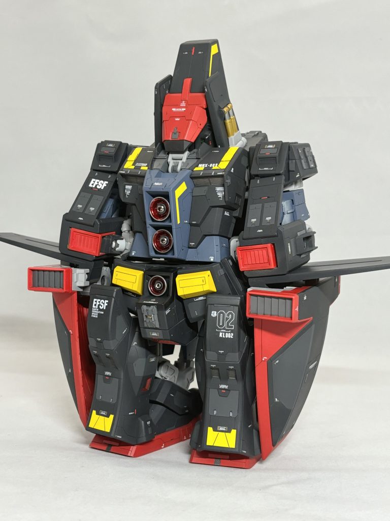 変形後、案の定塗装がはげました😂