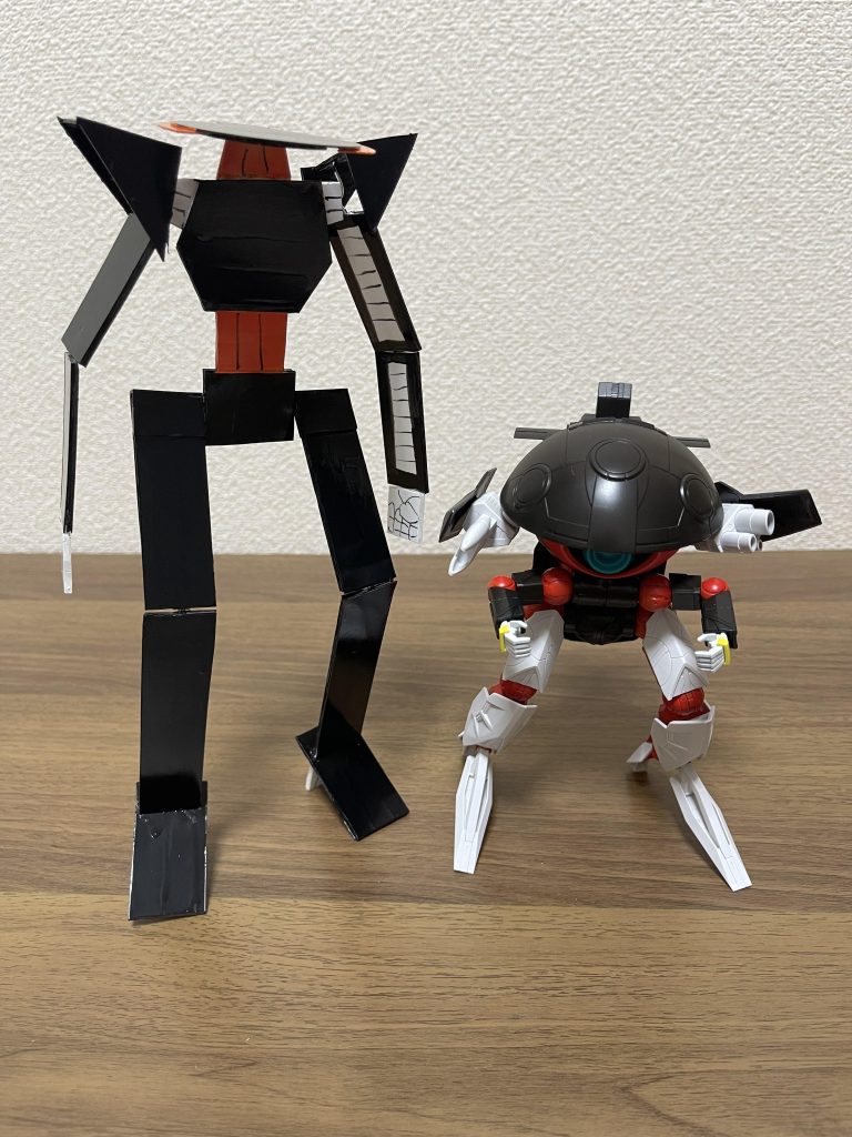 ここまでご覧頂きありがとうございました!とりあえずそれっぽく見え、自立変形出来るように完成出来たのでよかったです。地味に時間掛かりましたがたまにはいいもんですねwそれではまた〜