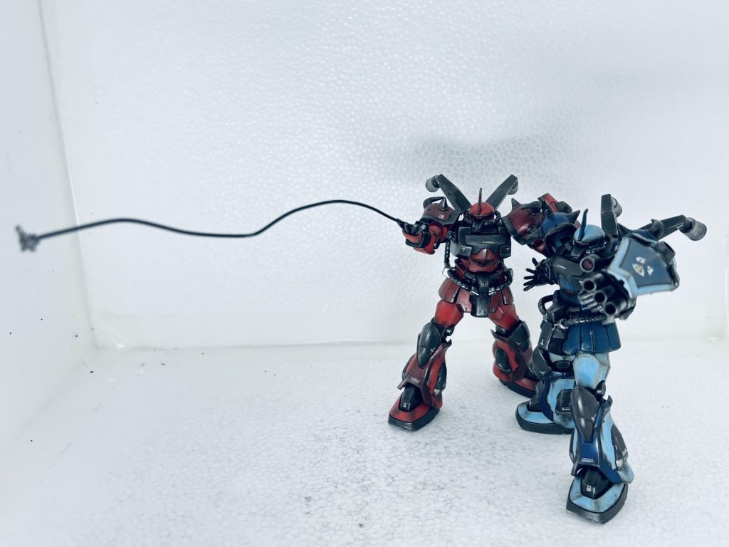 グフカス青と記念撮影。