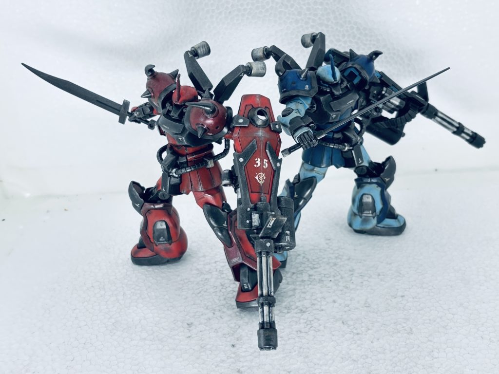 グフカス青と記念撮影。