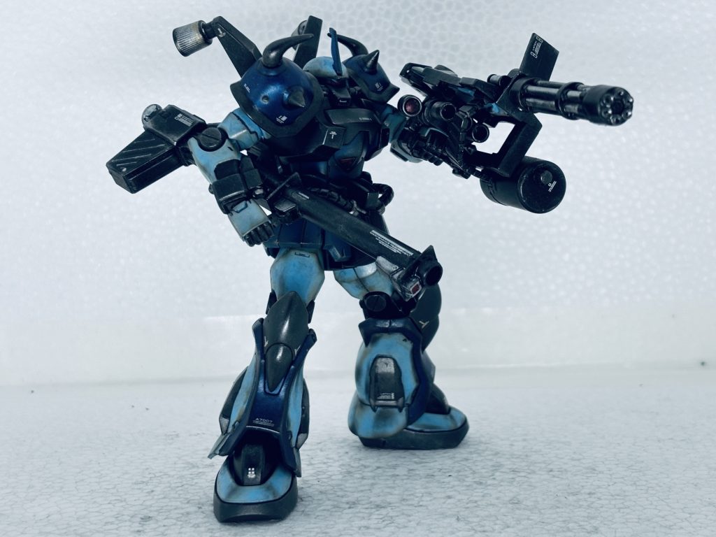 HGグフカスタム青、ノリス機。（グランゼル）–5枚目/制作者：masamine