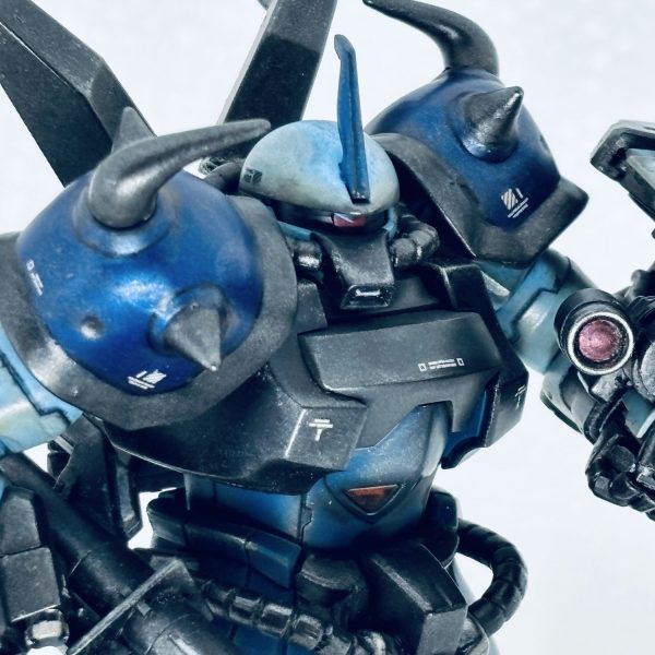 HGグフカスタム青、ノリス機。（グランゼル）