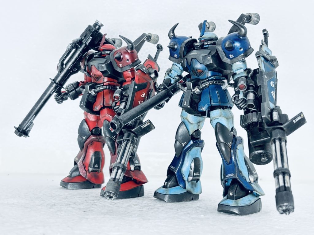 グフカス赤と記念撮影。