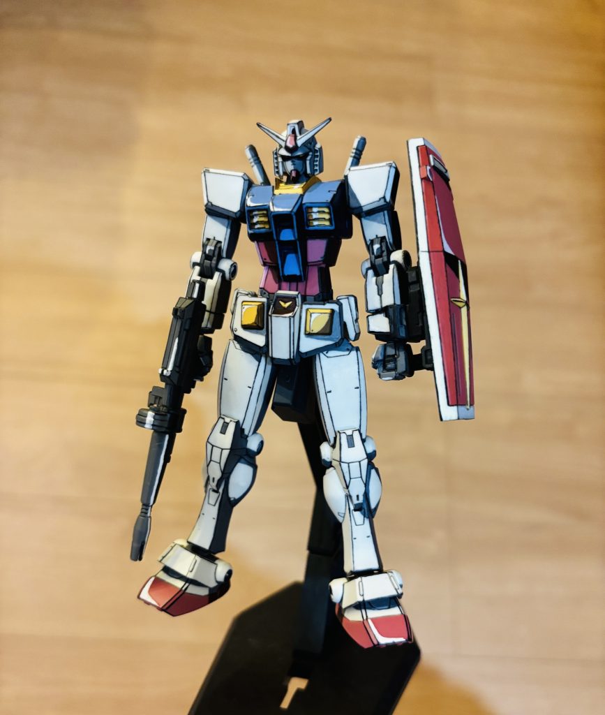 HGUC RX-78-2 ガンダム　アニメ塗りチャレンジ