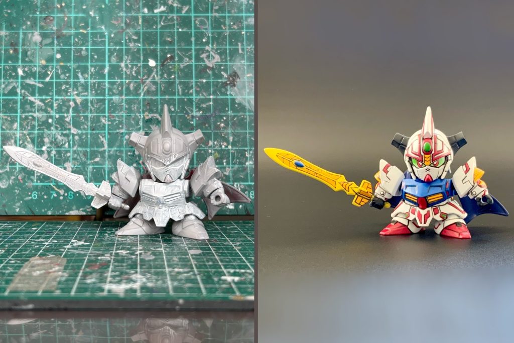 顔は『ナイトストライクガンダム』を使用。