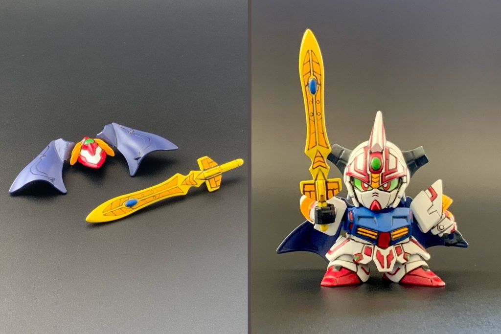 マントはジャンクでそれっぽく自作しました。