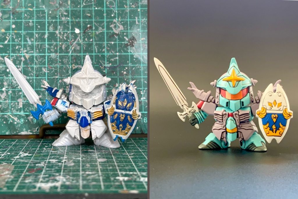 素体は皇騎士ガンダムを使用。