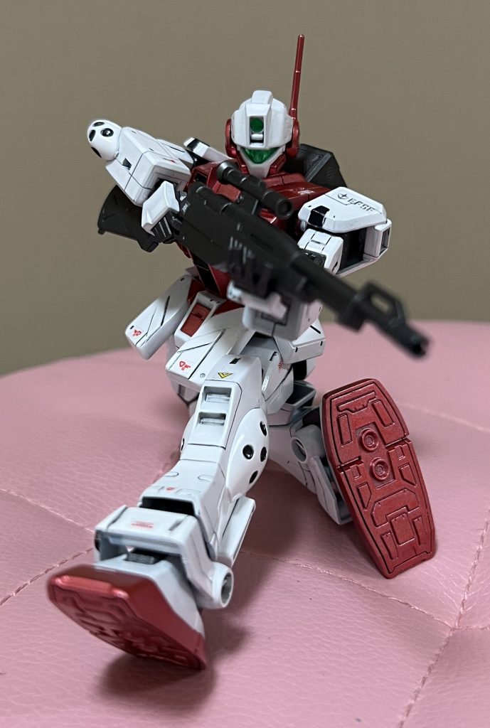 正面から撮るとスコープの光軸に顔は合わさられません😅