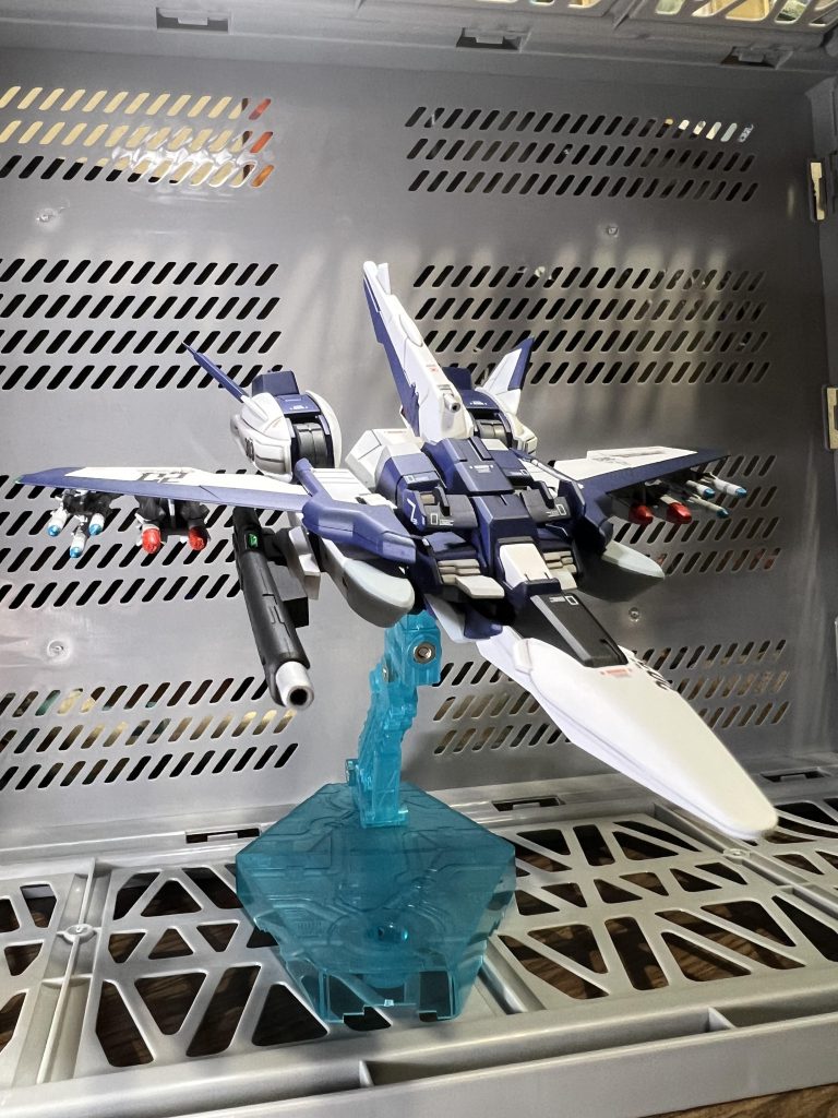 普段可変機作成してもめんどくさいのと塗装ハゲが恐ろしくてやらないんですが💦ムラサメ改はこっちの形態が好みなんで頑張って変形させました😅 