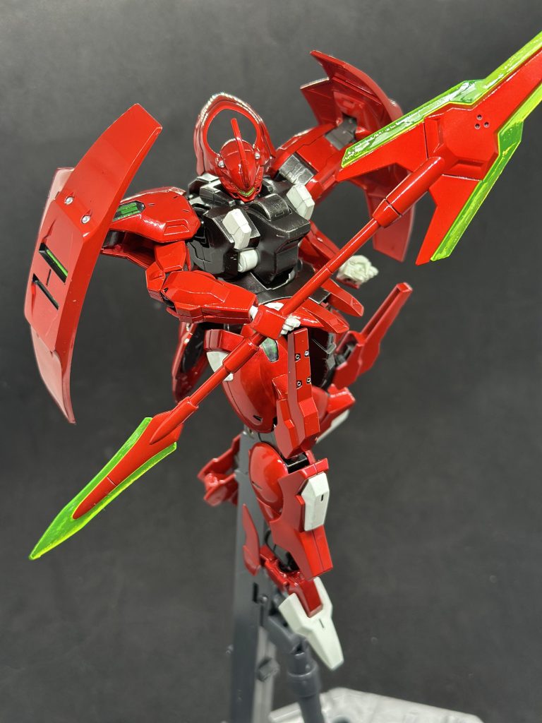 今回は光沢重視で塗ってみました