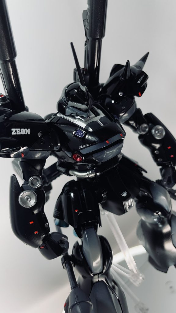 クリアコーティングでヌルテカにしようかと迷っている最中での撮影。半光沢も良いのですが光沢も良さそうなので今後また作成してみたくなりました。