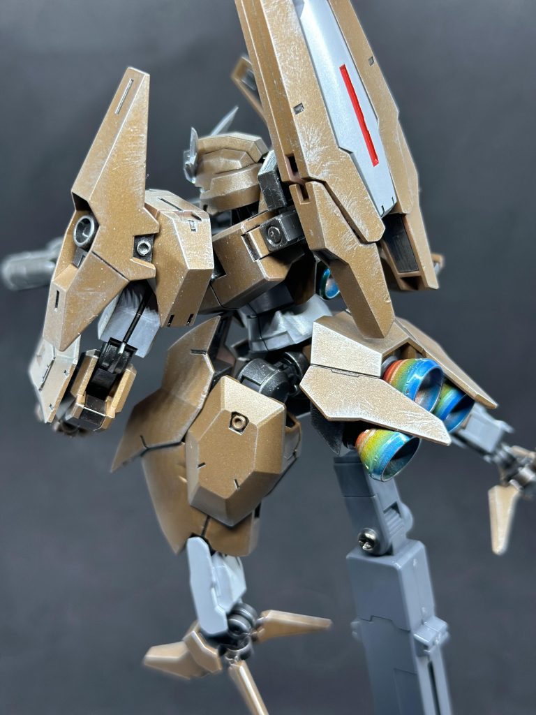 バーニア塗り方ミスって完全に🌈