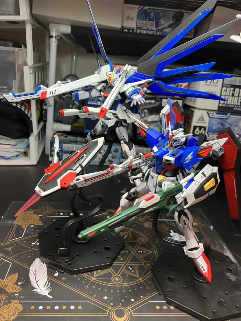 最後にフリーダムっぽく塗ったライフリと一緒に 最後までご覧いただきありがとうございました。