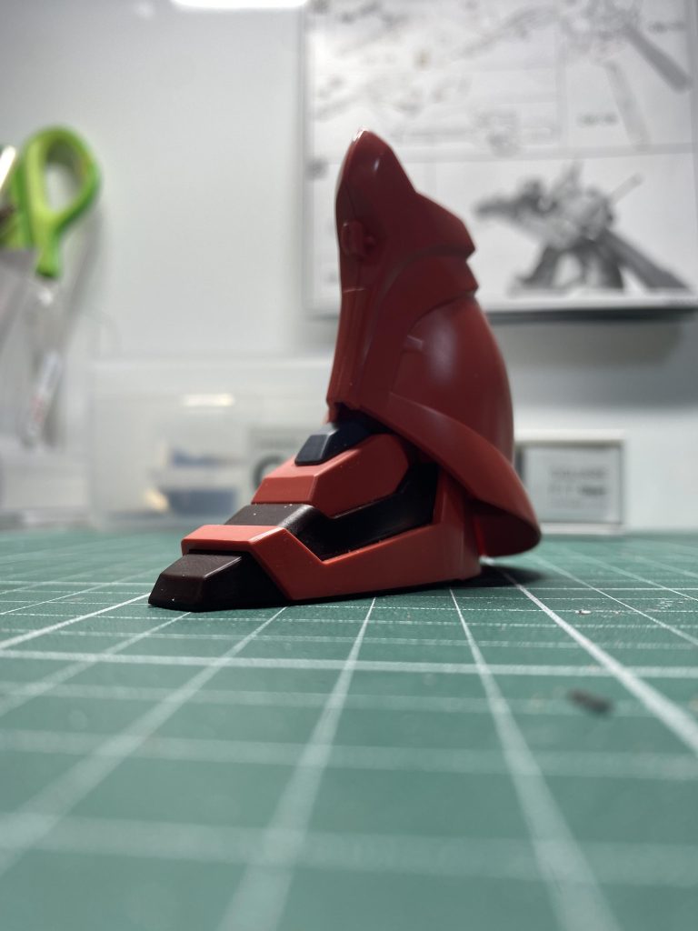 脚部緩くなるのでピンへの補助が必要ですが足先をせり出したら下に向けたり出来るようになります。