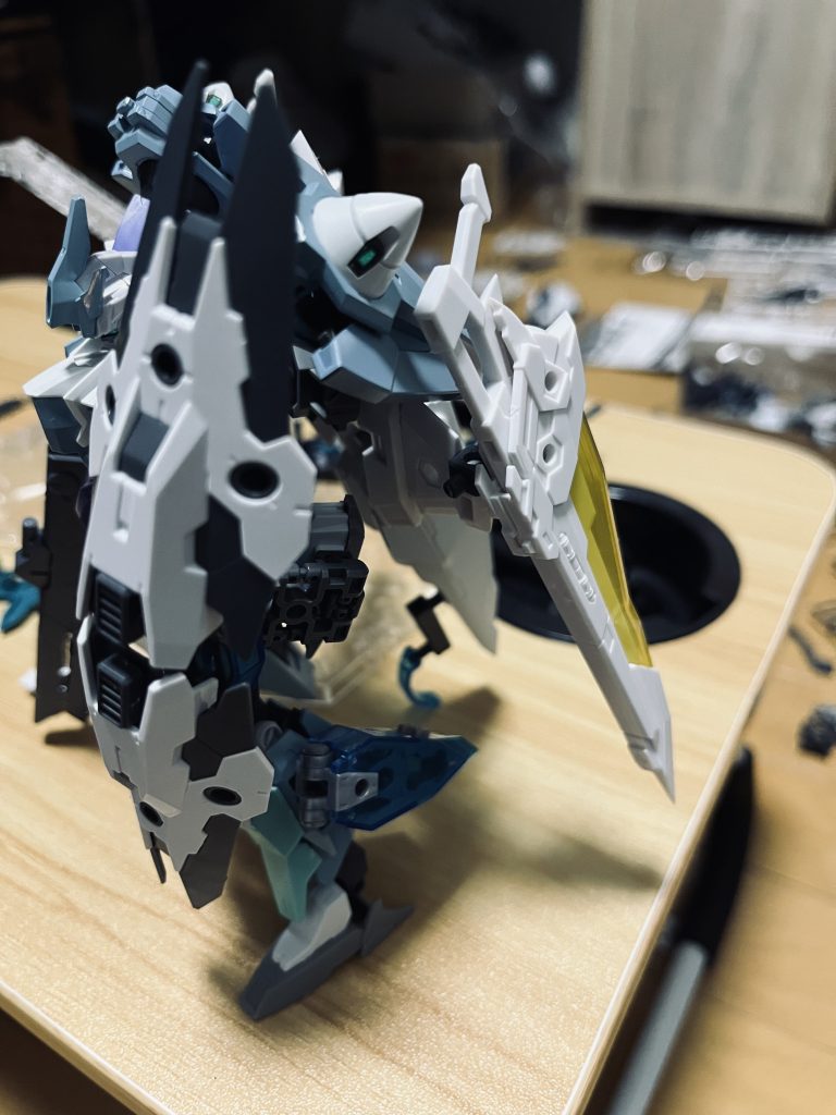 そのまま使ってるんですけど一応格闘モード、射撃モードとかも検討中です！