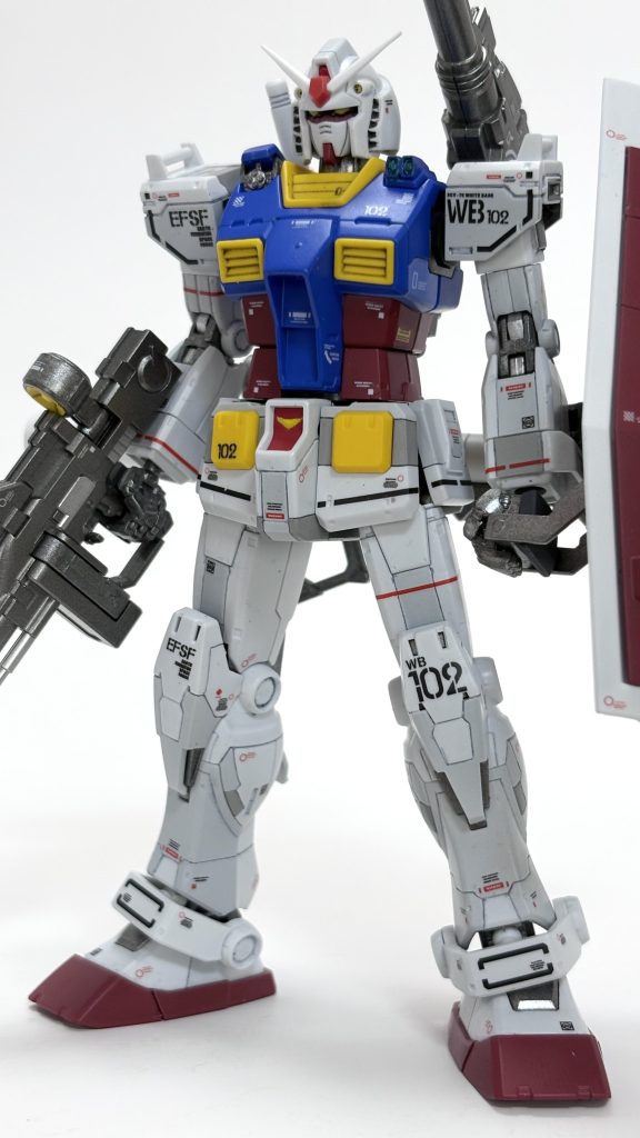 SEED系はグロストップコートでしたが、今回はセミグロス仕上げです