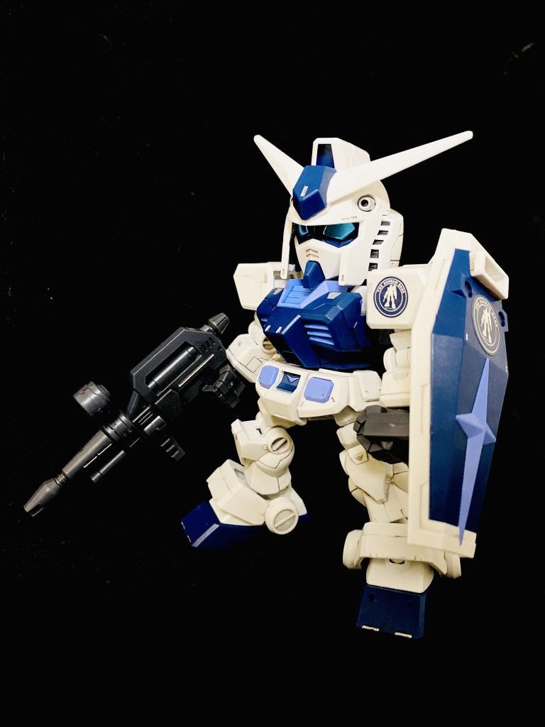 部分塗装はアクセントにシルバーをちょこちょこ入れています。