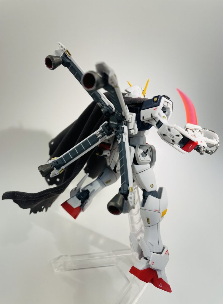 マントも付けました。