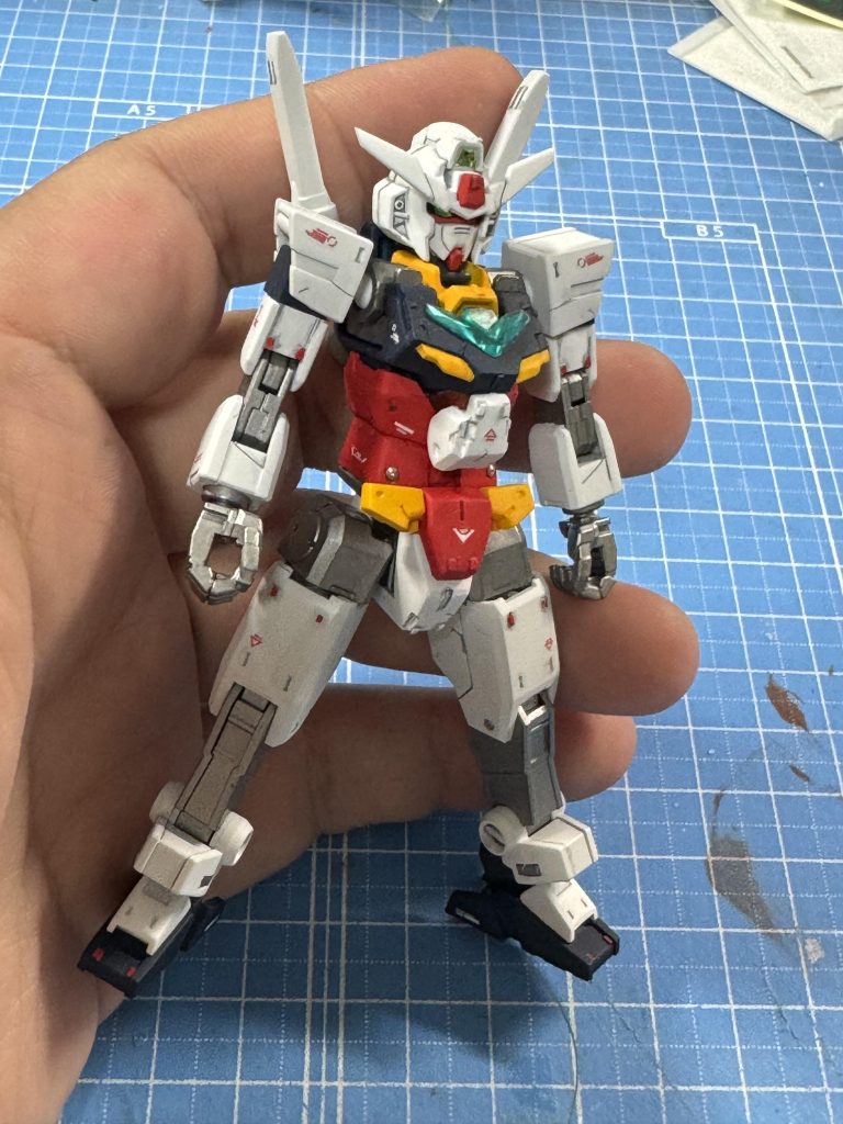 コアガンダムはあまり大きな改造はしてませんが、サイコフレーム内蔵してる設定。