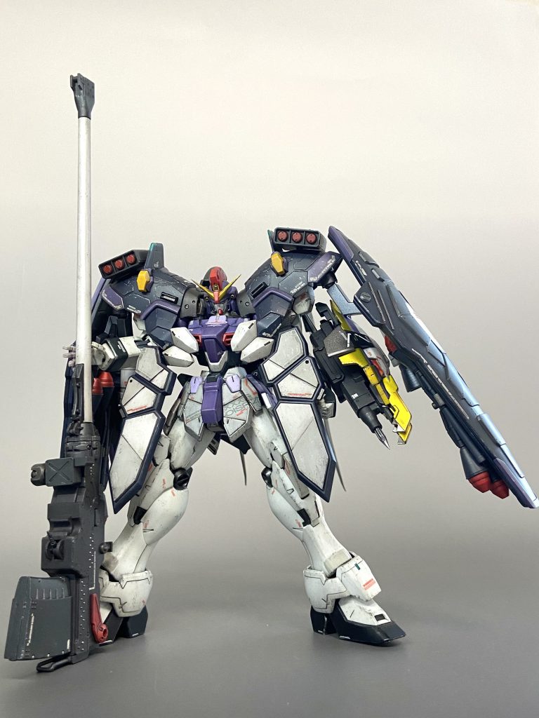 メガドーバーガンとサンドロック本体の対比。サイズ感・無骨な形状と欲しいイメージにピッタリでした。