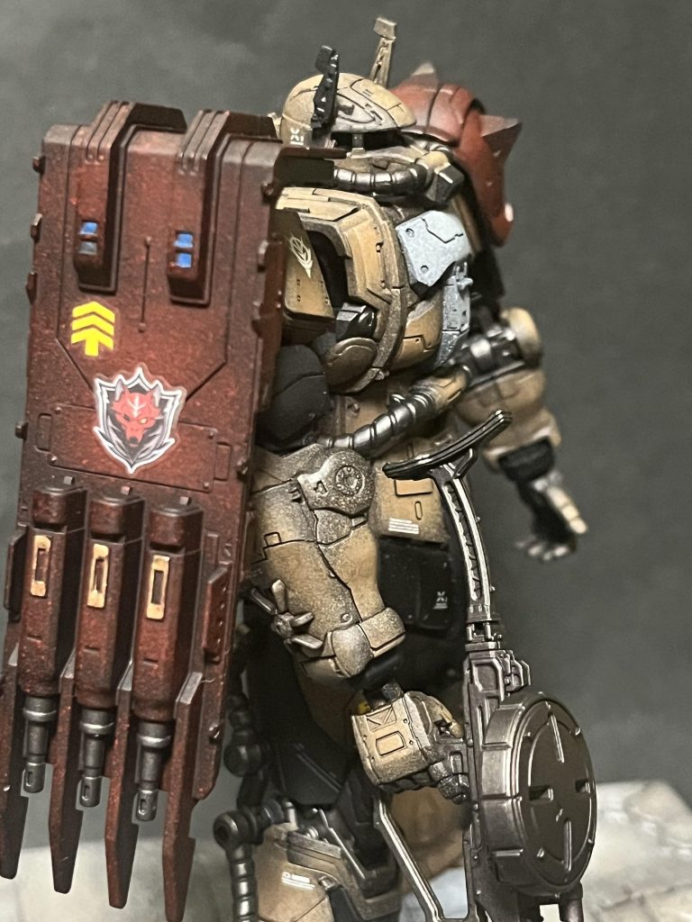 ザクⅡ  レッドウルフ隊隊長機😄–2枚目/制作者：nao-H