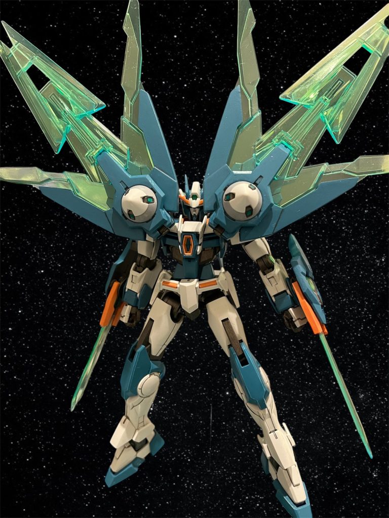 バーストシールドモード🛡クリアパーツのゲート跡に苦労しました😭コンパウンドまで磨きましたがあまりキレイにならず…最終的にはクリア光沢塗装で誤魔化しました(笑)