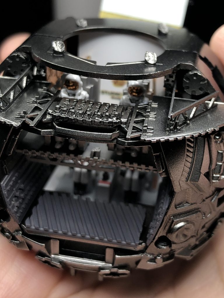 上段コックピット細かいディテールはプラ板で