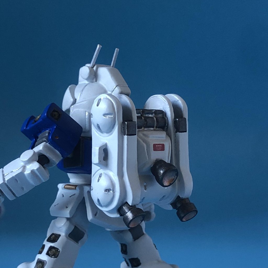 バックパックはプラ版等でスクラッチ。 