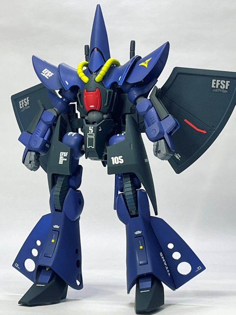 HG ハンブラビをティターンズカラーに全塗装。ボリノークサマーン発売記念制作3週目。