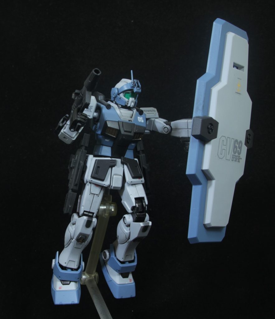 ＨＧ ジム・ガードカスタム（Ｅ-２ビーム・スプレーガン装備）–3枚目/制作者：moubook