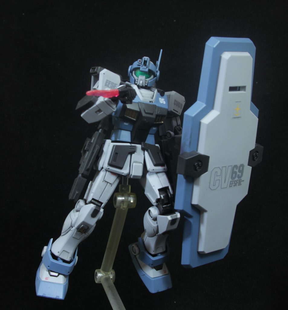ＨＧ ジム・ガードカスタム（Ｅ-２ビーム・スプレーガン装備）–5枚目/制作者：moubook