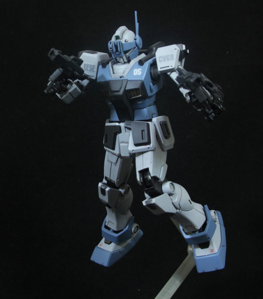 ＨＧ ジム・ガードカスタム（Ｅ-２ビーム・スプレーガン装備）–6枚目/制作者：moubook