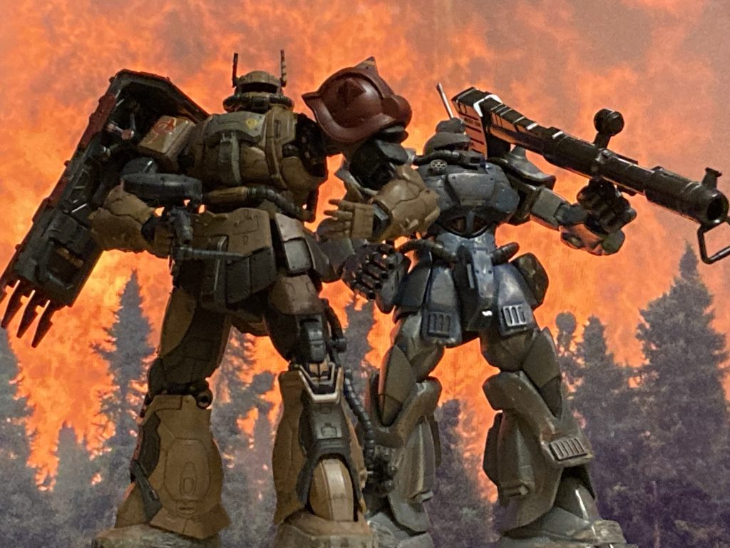 うーん!この写真はけっこうお気に入り🤩復讐のレクイエム版のグフも発売して欲しいです!