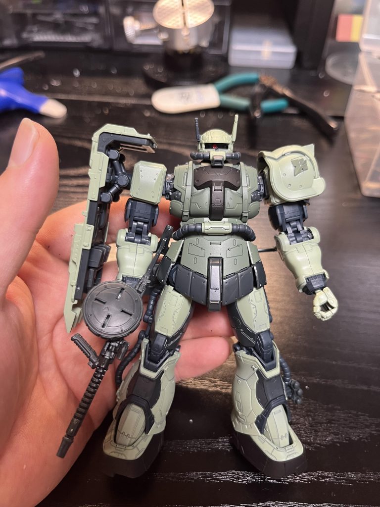 塗装後、艶消しを塗る前の状態今回、艶消しを塗ったらかなり塗装がぼろぼろになってしまい、かなり失敗してます...次回に活かしていきたいです。