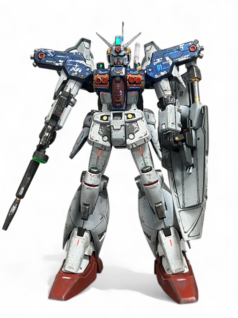 ビームサーベル一本と腰の部品(ダグトリオみたいな?やつ)無かったです。当時に紛失したのか、、、