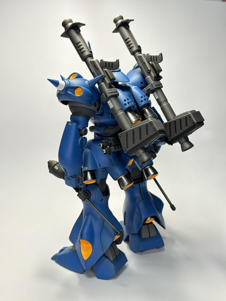 いつものアングル④バーニアのところのぶち穴にはメッシュ入れてありますが、写真だとよくわかりませんね😅