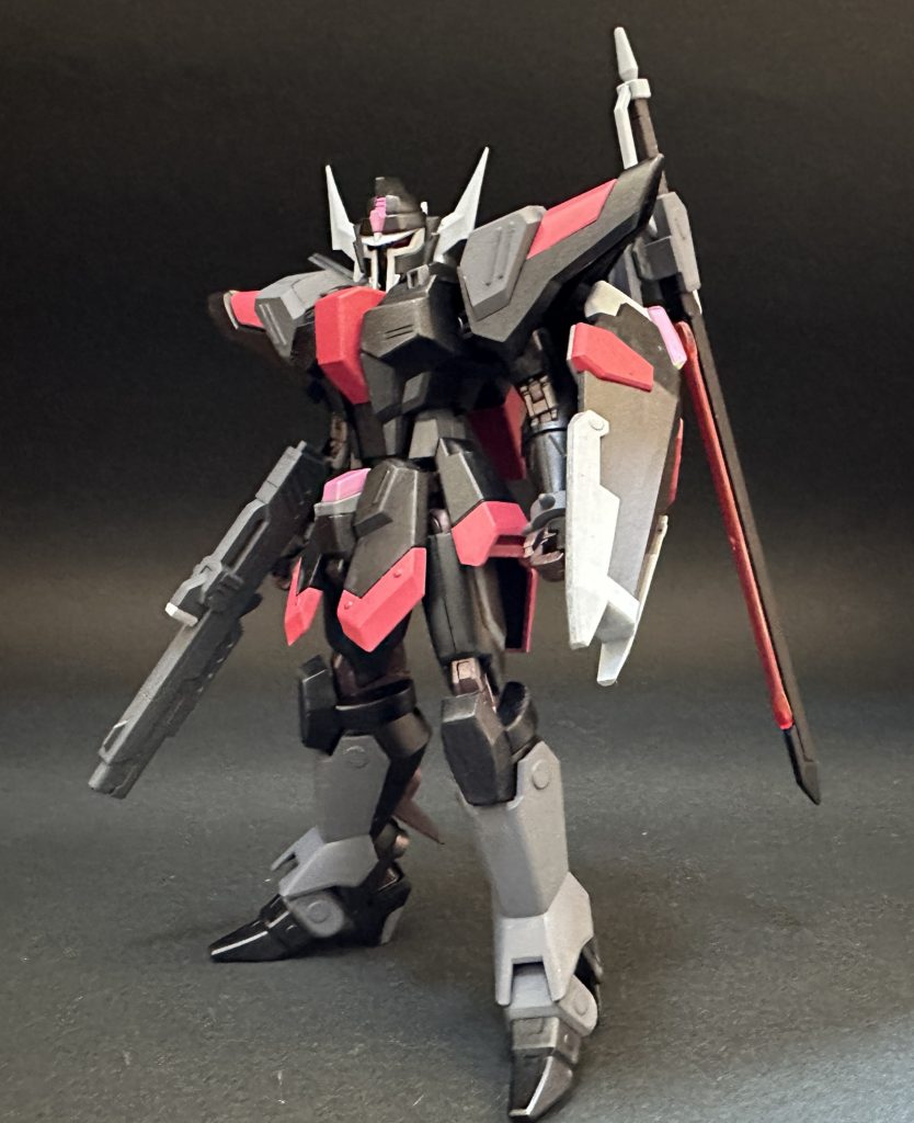 ２機目はリュー・シェンチアン機。このピンクも作っていて楽しい色でした。