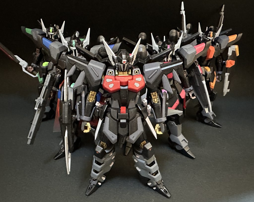 いやぁ、集合写真って難しいものですね。プラモデル完成品　2024 その86
