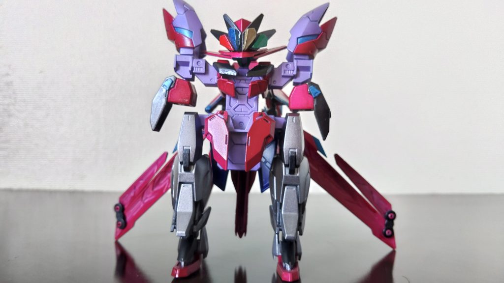 ファウストローブ「ダウルダブラ」シンフォニックギアと同様に聖遺物を元に作られたローブ。ローブに備えられた鋼糸魔弦によってキャロルガンダムの錬金術を増幅することができる。本当はキャロルが劇中で使ってた琴みたいに変形させたかったけど自分の技術的に無理でした。